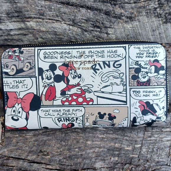 kate spade Handbags - NWOT Disney X Kate Spade Mickey Mouse Wallet